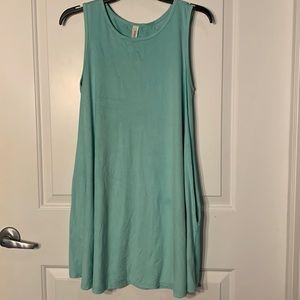 Peppermint Velvet Feel Dress